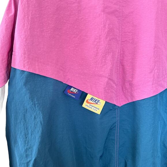 Nike Sportswear Icon Clash Track Jacket Windbreaker Pink Blue Women’s Size Large - Picture 8 of 16